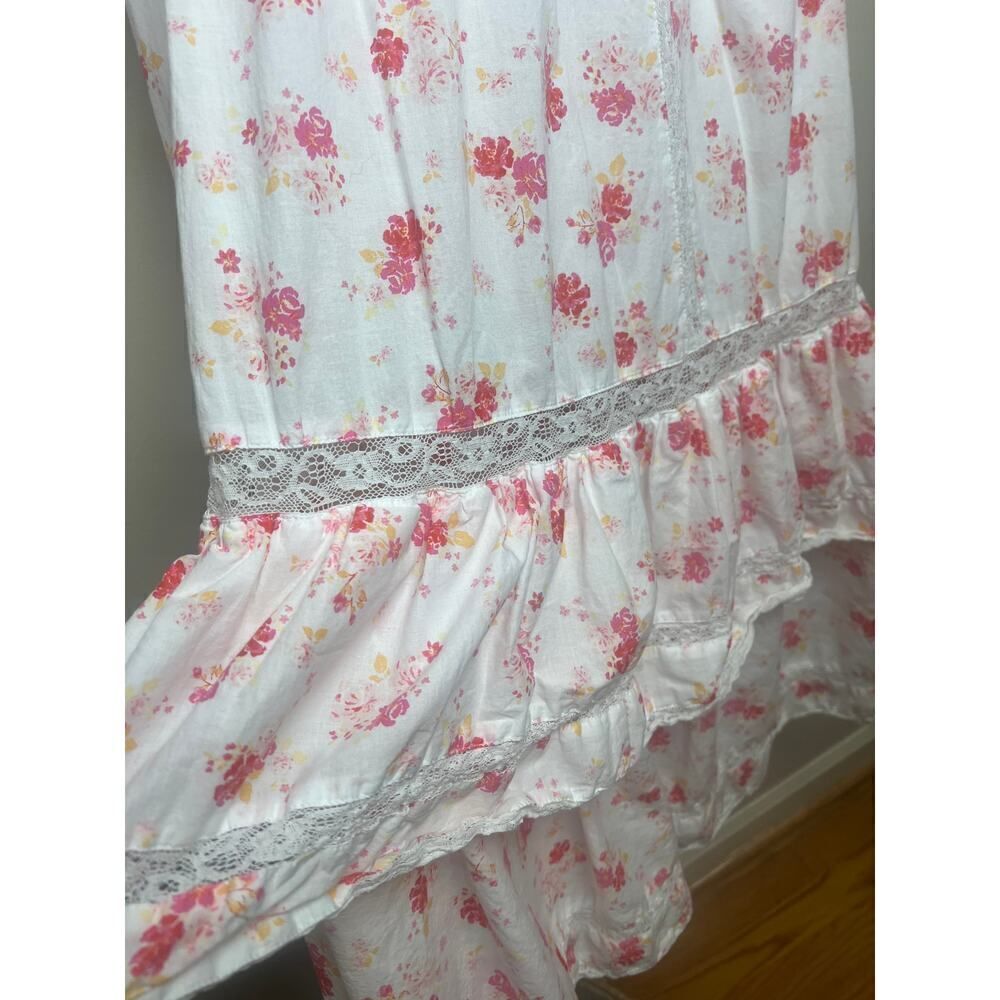 LoveShackFancy x Target Cosette Smocked Pink Floral Dress Sz. M - Picture 5 of 9